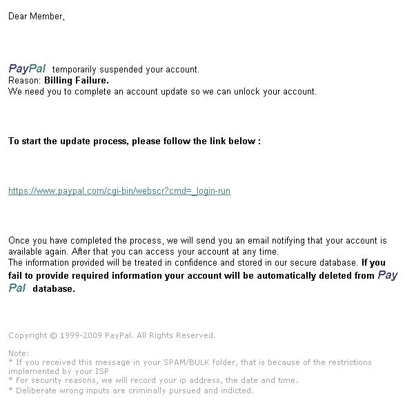 Uwaga na fałszywe e-maile od PayPal
