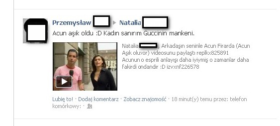 Turecki spam na Facebooku